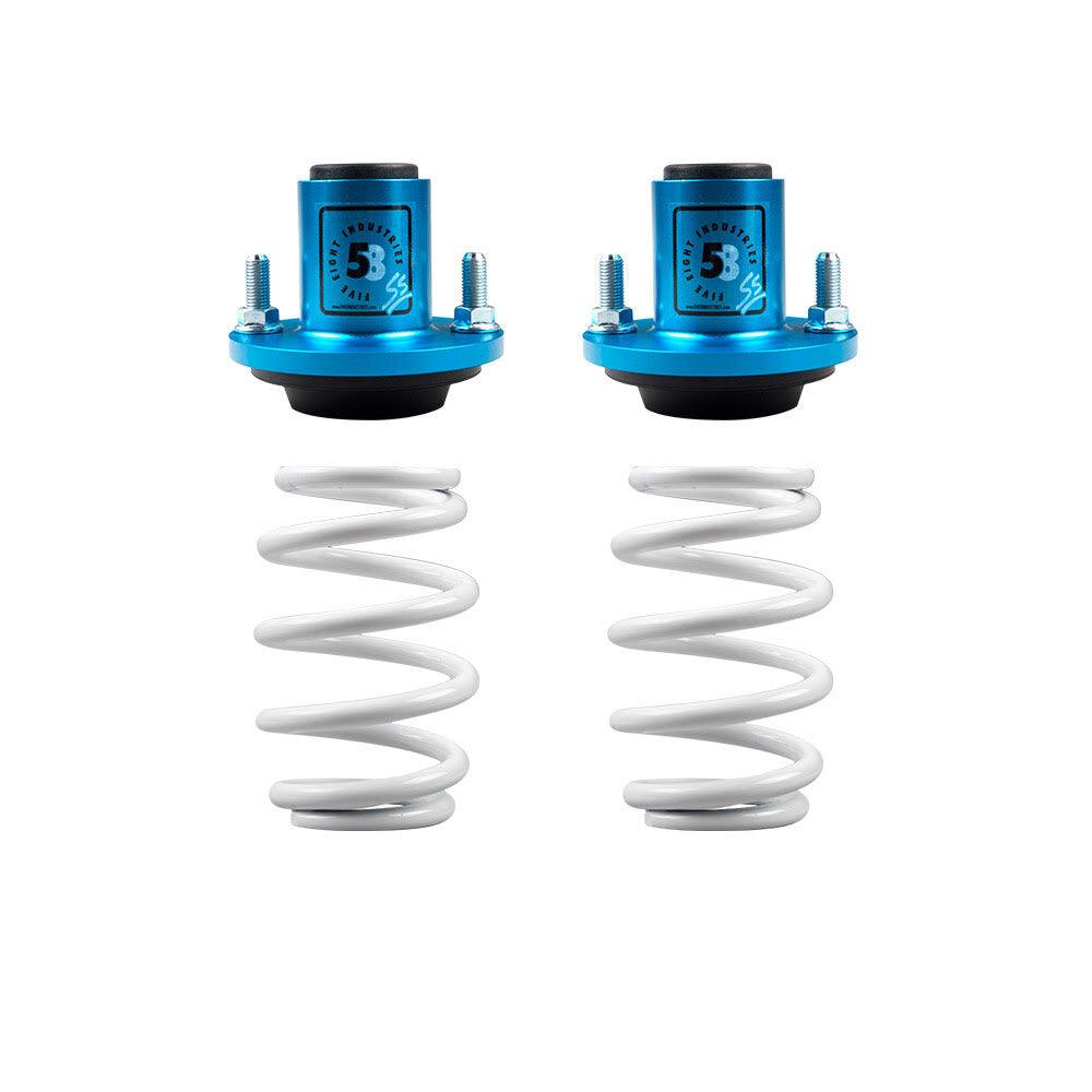 Extended top hats w/ springs (1 Pair) Coilovers - Five8 Industries